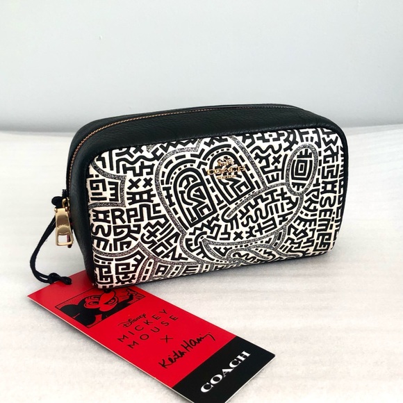 Coach Disney Mickey Mouse Small Boxy Cosmetic Case - Picture 8 of 8